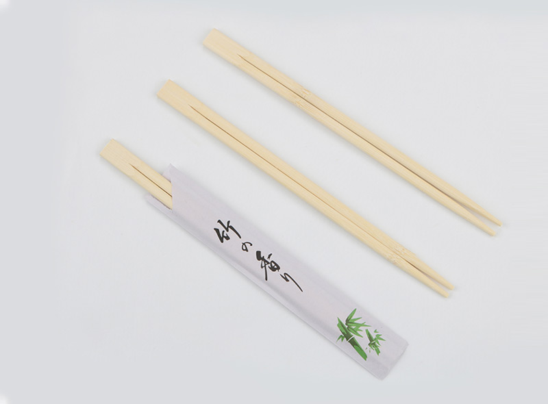 一次性纸套双生竹筷子